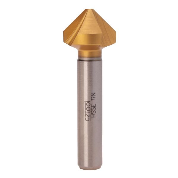 Зенковка ц/х 90° 6,3мм HSSE-Co5 TiN 3z DIN335C L45мм d5мм M3(BF) Bucovice(CzTool) 797063 Зенковка ц/х 90° 6,3мм HSSE-Co5 TiN 3z DIN335C L45мм d5мм M3(BF) Bucovice(CzTool) 797063