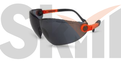 Очки защитные Pro vision открытого типа, с регулировкой дужек по наклону и длине, дымчатые линзы из