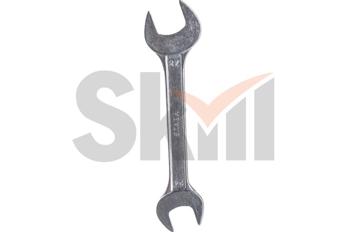 Ключ гаечный с открытым зевом двусторонний 24х27
