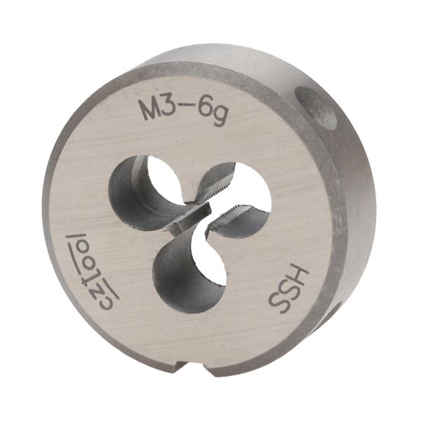 Плашка Bucovice Tools М3х0,5 HSS PN8/3225 6g 25х9мм 260030 Плашка Bucovice Tools М3х0,5 HSS PN8/3225 6g 25х9мм 260030