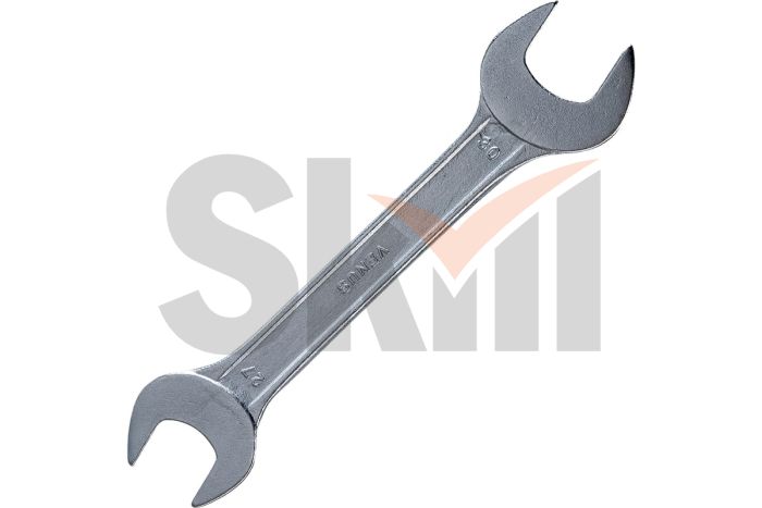 Ключ гаечный с открытым зевом двусторонний 27х30