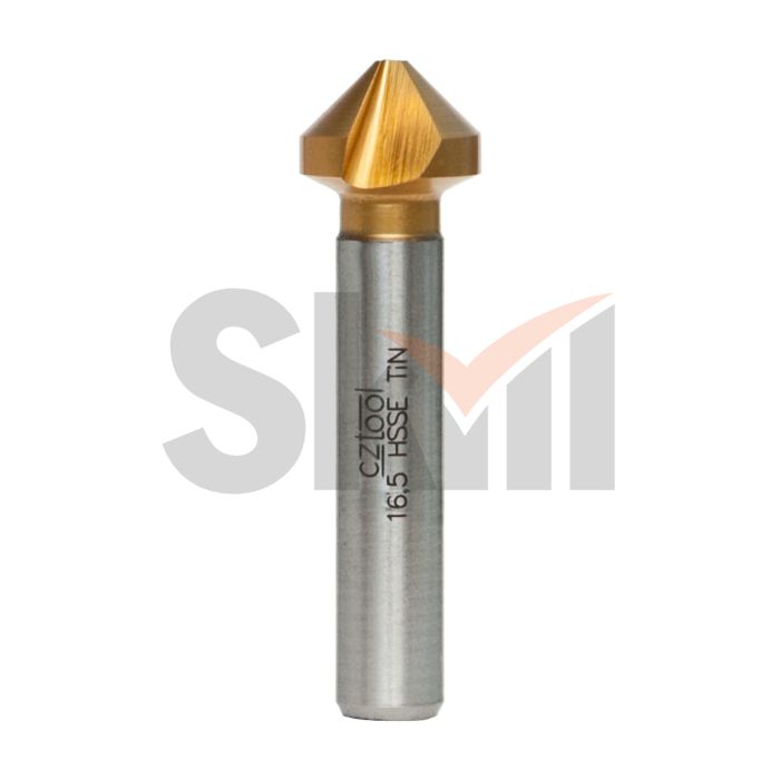 Зенковка ц/х 90° 16,5мм HSSE-Co5 TiN 3z DIN335C L60мм d10мм M8(BF) Bucovice(CzTool) 797165