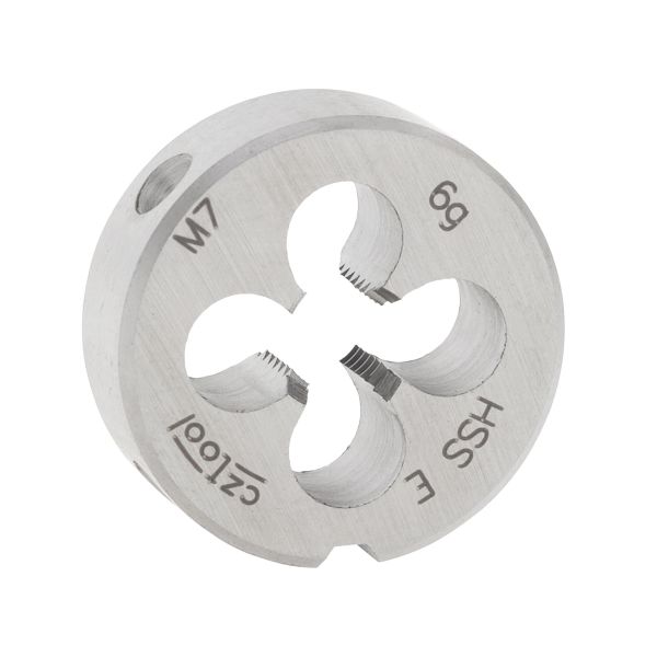 Плашка Bucovice Tools М7х1,0 HSSE DIN EN 22568 6g 25х9мм 290070 Плашка Bucovice Tools М7х1,0 HSSE DIN EN 22568 6g 25х9мм 290070