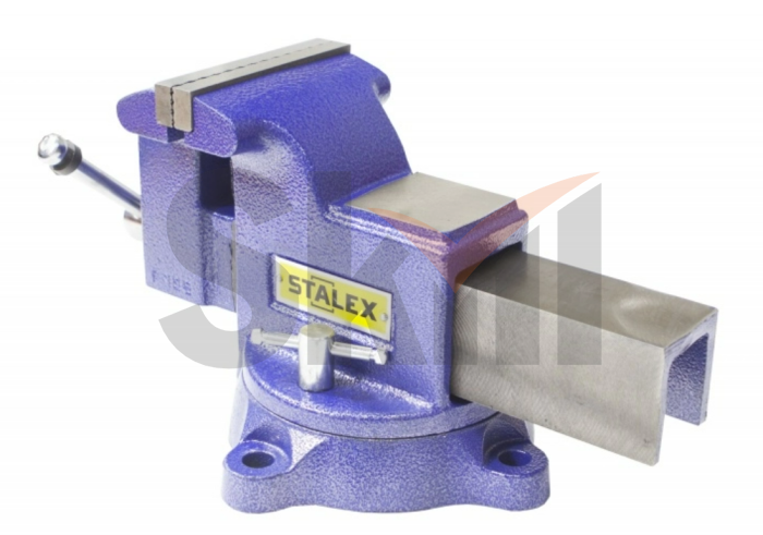 Тиски слесарные STALEX "Гризли", 100 х 100 мм., 360°, 9,5 кг.