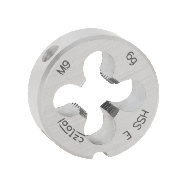 Плашка Bucovice Tools М9х1,25 HSSE DIN EN 22568 6g 25х9мм 290090 Плашка Bucovice Tools М9х1,25 HSSE DIN EN 22568 6g 25х9мм 290090