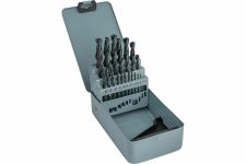 Набор сверл по металлу НС19И от 1 до 10 шаг 0,5, 19шт. Р6М5