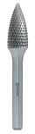 Борфреза параболическая с точечным торцом G 03х14 M03 алмазная насечка