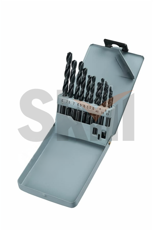Набор сверл по металлу НС40А от 2 до 8 шаг 0,5, 13шт. Р6М5