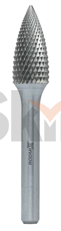 Борфреза параболическая с точечным торцом G 05х13 M03 алмазная насечка