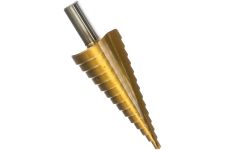 Сверло ступенчатое ф4-40 мм, шаг 2 мм  TIN (Подвес/Блистер ИПК)