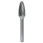 Борфреза параболическая F 10х20 M06L150  двойная насечка, удлиненная