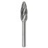 Борфреза параболическая F 12х25 M06L150 насечка по алюминию, удлиненная