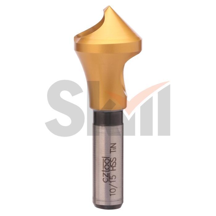 Зенковка ц/х 90° 21,5мм HSS TiN (10/15, полая, с отверстием) d10мм Bucovice(CzTool) 749015