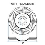 КЛТ 1 150 22.23 Ткань A 80 80 STANDART