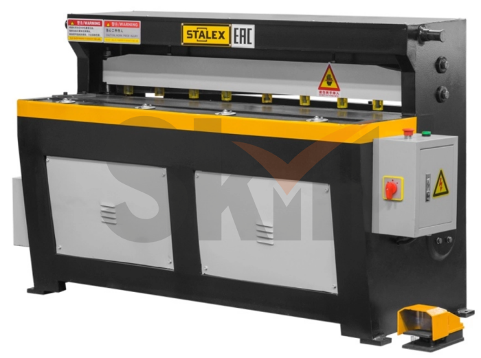 Гильотина электромеханическая Stalex SBJB 2x1300, 3 кВт., 794 кг.