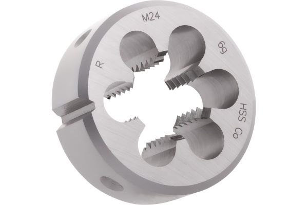 Плашка Ruko М24х3,0 HSS DIN EN 22568 6g 55х22мм 237240 Плашка Ruko М24х3,0 HSS DIN EN 22568 6g 55х22мм 237240