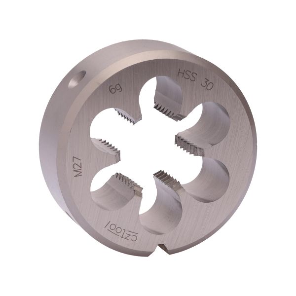 Плашка Bucovice Tools М27х3,0 HSS DIN EN 22568 6g 65х25мм 240270 Плашка Bucovice Tools М27х3,0 HSS DIN EN 22568 6g 65х25мм 240270