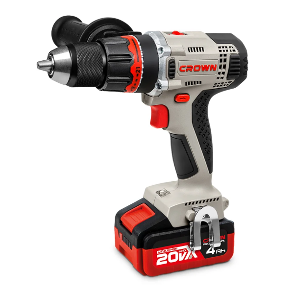 Аккумуляторный шуруповерт CROWN CT21076HMX-4 BMC