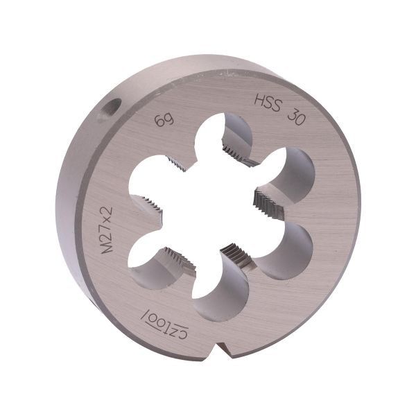 Плашка Bucovice Tools М27х2,0 HSS DIN EN 22568 6g 65х18мм 240271 Плашка Bucovice Tools М27х2,0 HSS DIN EN 22568 6g 65х18мм 240271