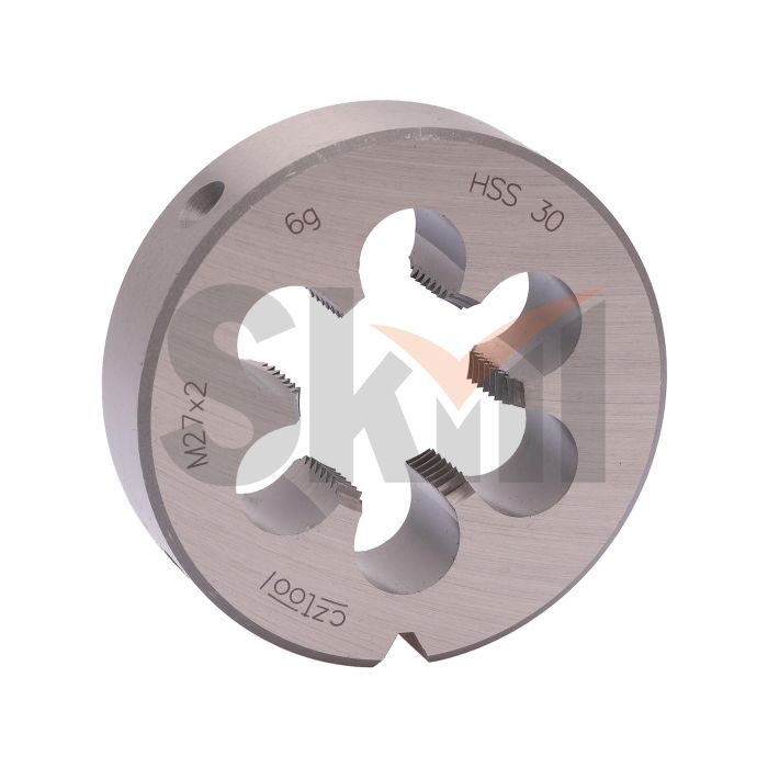 Плашка М27х2,0 DINEN22568 HSS 6g 65х18мм Bucovice(CzTool) 240271