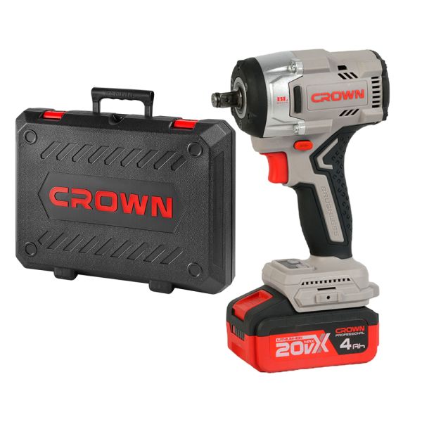 Аккумуляторный ударный гайковерт CROWN CT22062HX-4 BMC Аккумуляторный ударный гайковерт CROWN CT22062HX-4 BMC