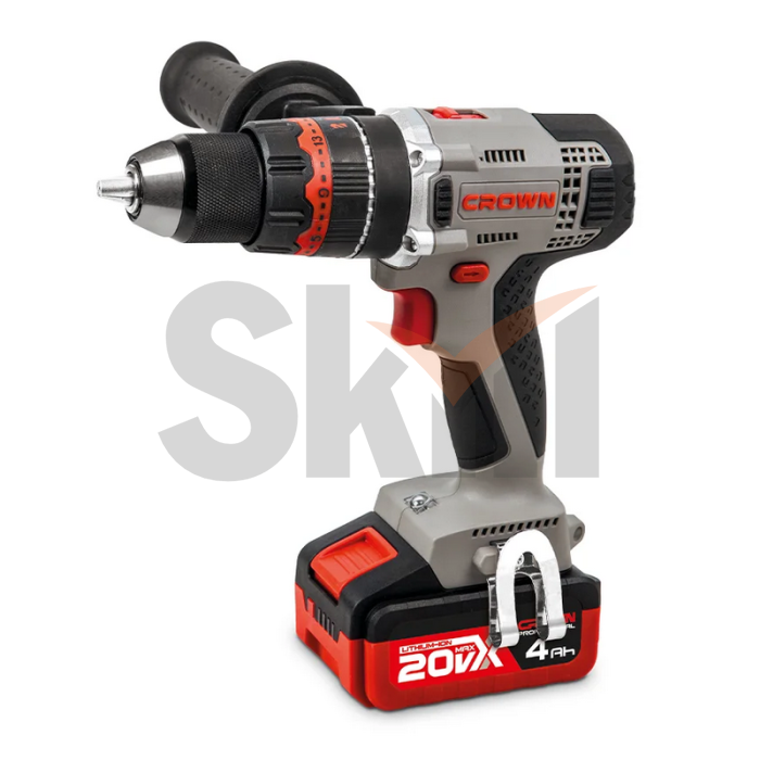 Аккумуляторный ударный шуруповерт CROWN CT21075HMX-4 BMC