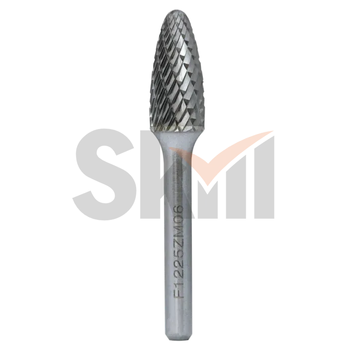 Борфреза параболическая F 25х25 M06L150  двойная насечка, удлиненная