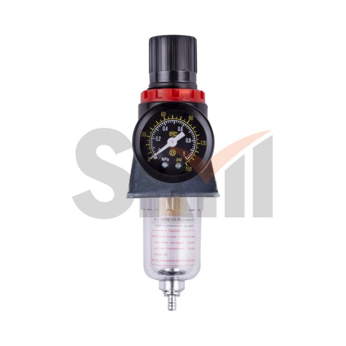 Регулятор давления AERO с манометром и фильтром-осушителем 1/4" F