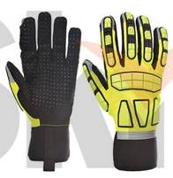 XXL Защитные трикотажные перчатки JWMG-926 North Pole  Jeta Safety с покрытием из термопласта
