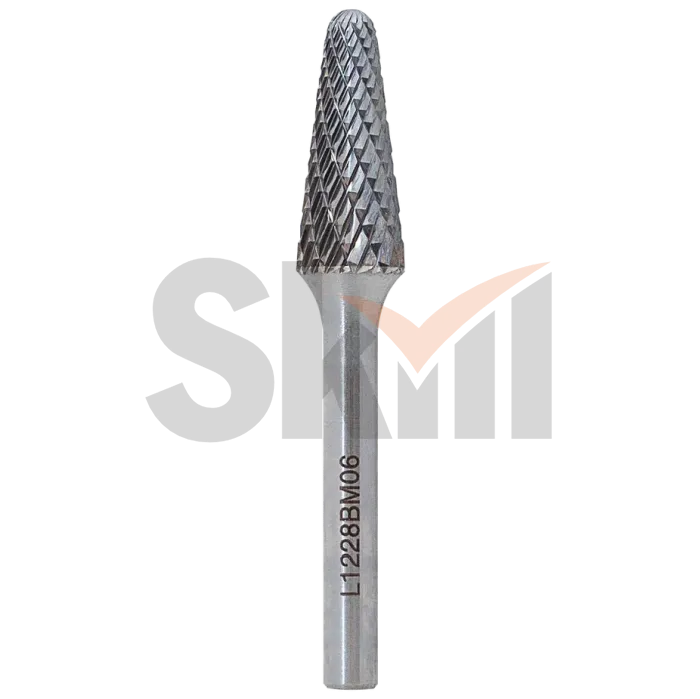 Борфреза сфероконическая L 04х13 M03 двойная насечка