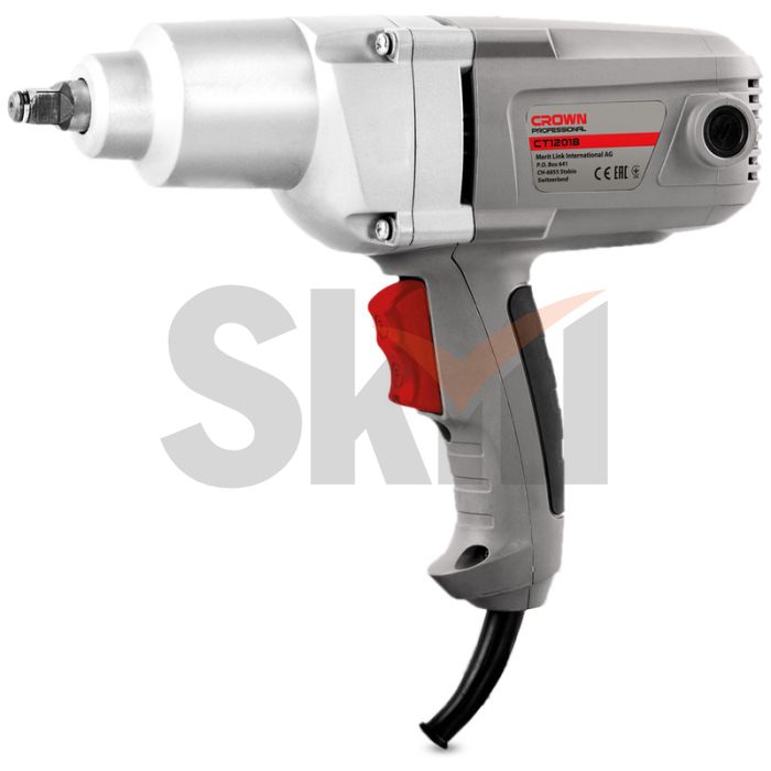 CT12018 CROWN Гайковерт электрический, 900Вт, 320Нм, 1/2"