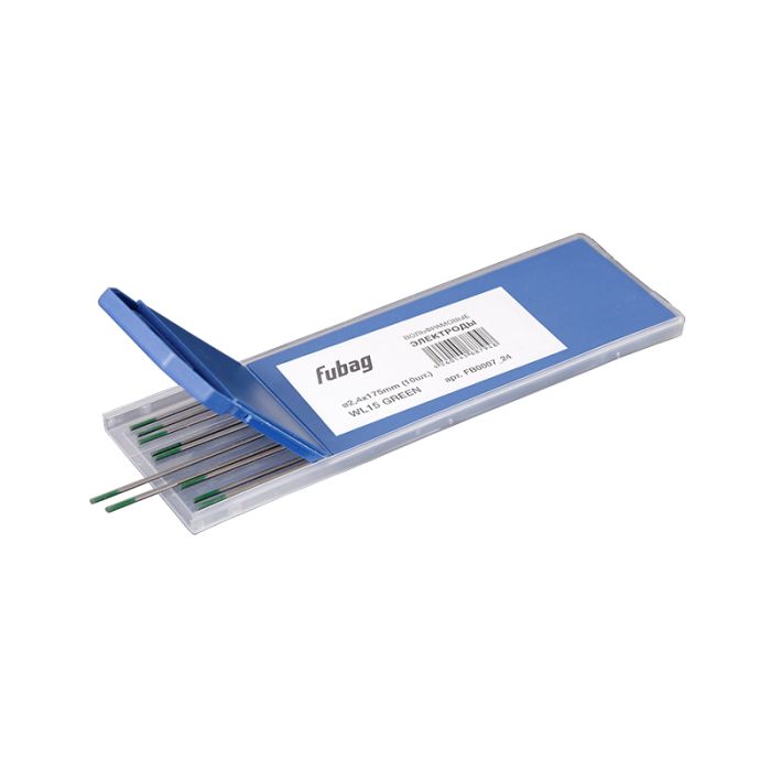 FUBAG Вольфрамовые электроды D2.4x175мм (green)_WP (10 шт.) FUBAG Вольфрамовые электроды D2.4x175мм (green)_WP (10 шт.)