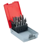 Набор из 10 шт. твердосплавных борфрез, двойная насечка (A12, B12, C12, D12, E12, F12, G12, H12, L12