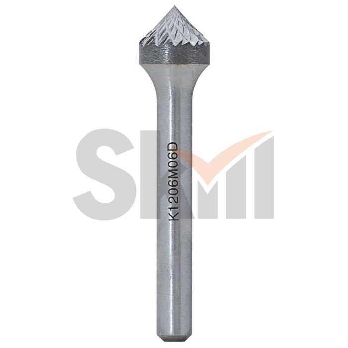 Борфреза коническая 90° K 20х14 M06 двойная насечка