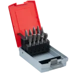 Набор из 10 шт. твердосплавных борфрез, двойная насечка (A10, B10, C10, D10, E10, F10, G10, H10, L10