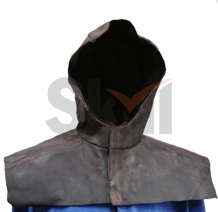 Подшлемник спилковый с большой пелериной