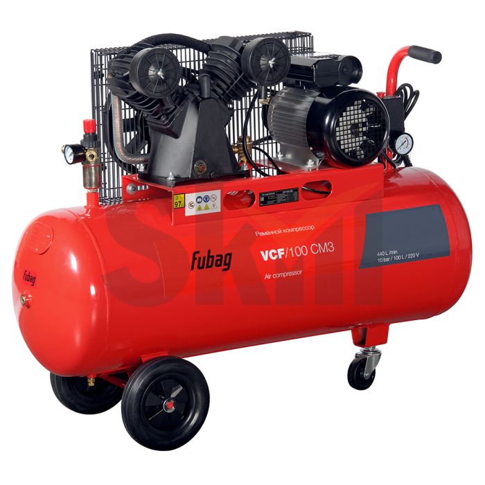 Ременной одноступенчатый компрессор FUBAG VCF/100 CM3