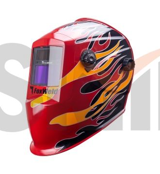 Маска сварщика КОРУНД-2 "огонь" (ф-р 7100V, пр-во FoxWeld/КНР),без коробки