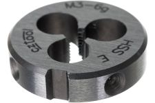 Плашка Bucovice Tools М3х0,5 HSSE DIN EN 22568 6g 20х5мм 290030 Плашка Bucovice Tools М3х0,5 HSSE DIN EN 22568 6g 20х5мм 290030