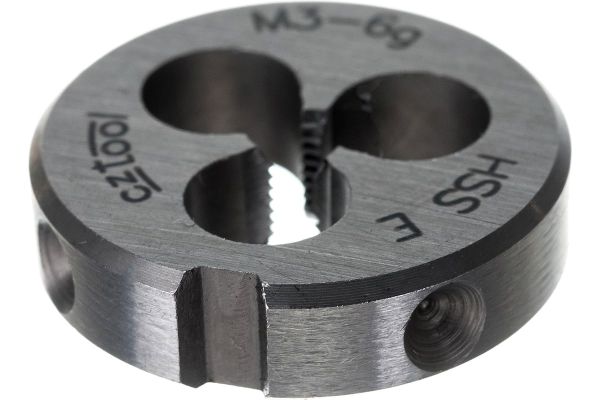 Плашка Bucovice Tools М3х0,5 HSSE DIN EN 22568 6g 20х5мм 290030 Плашка Bucovice Tools М3х0,5 HSSE DIN EN 22568 6g 20х5мм 290030