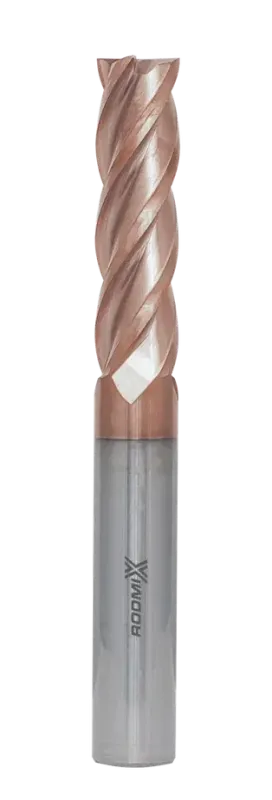 Концевая фреза с плоским торцом 2 зуба, HRC 55, TiSiN 18х45х100 Концевая фреза с плоским торцом 2 зуба, HRC 55, TiSiN 18х45х100