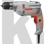 CT10126C CROWN Дрель безударная 400Вт, БЗП 0,8-10мм