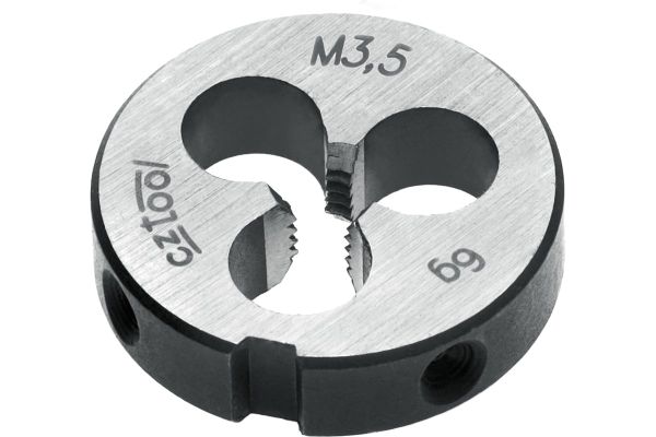 Плашка Bucovice Tools М3,5х0,6 115CrV3 DIN EN 22568 6g 20х5мм 210035 Плашка Bucovice Tools М3,5х0,6 115CrV3 DIN EN 22568 6g 20х5мм 210035
