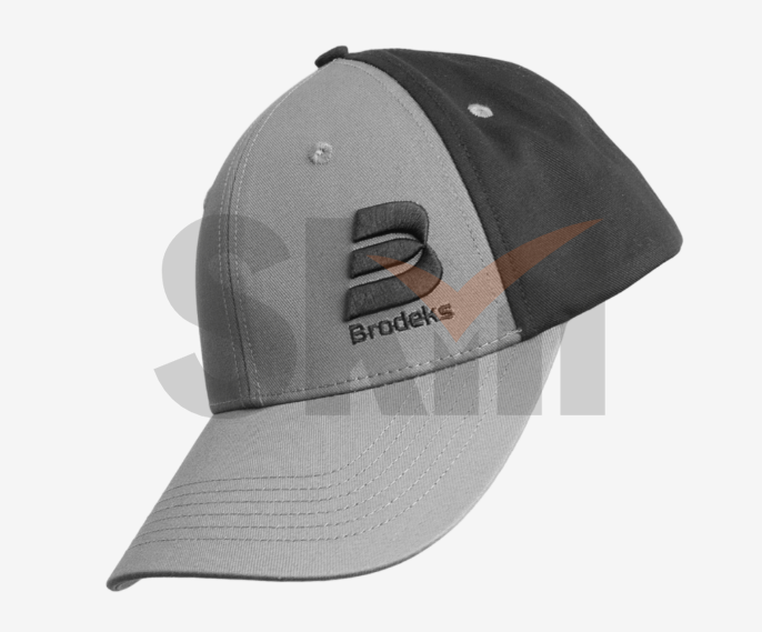 Бейсболка Brodeks KM130, серый