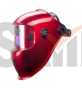 Маска сварщика КОРУНД-5 "красная" без коробки (ф-р 2100V, пр-во FoxWeld)