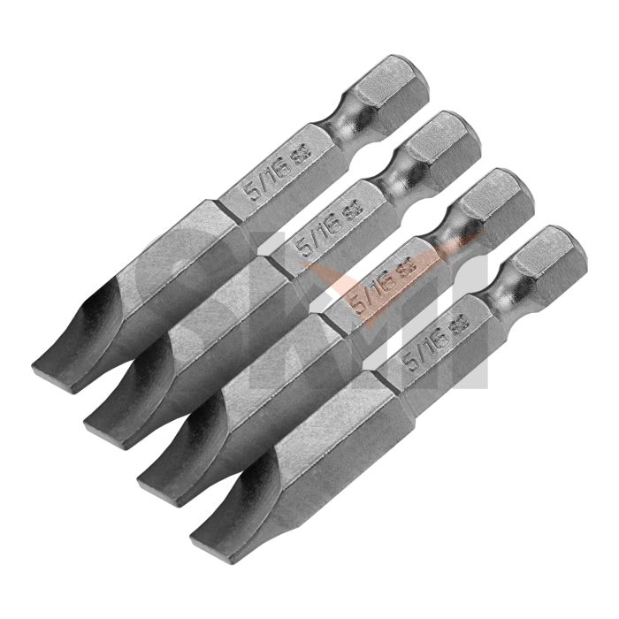 Набор бит, SL5/16"x2", 4 шт. Denzel