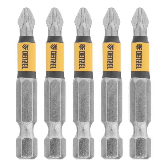 Набор бит, PH2x50, 5 шт. Denzel Набор бит, PH2x50, 5 шт. Denzel