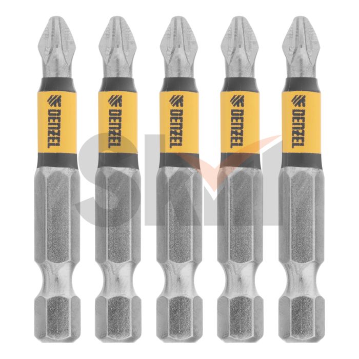 Набор бит, PH2x50, 5 шт. Denzel