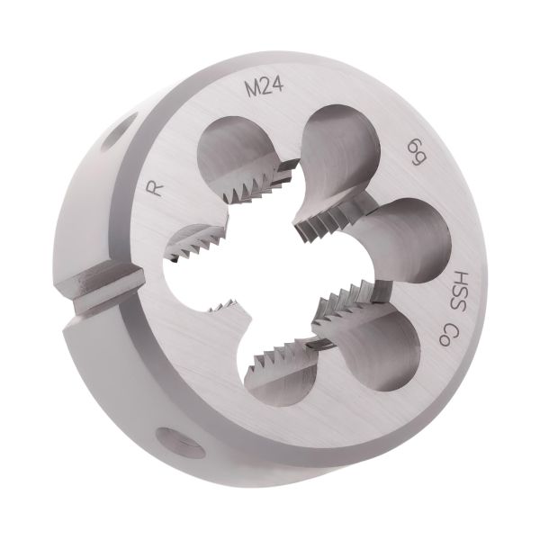 Плашка Ruko М24х3,0 HSSE DIN EN 22568 6g 55х22мм 237240E Плашка Ruko М24х3,0 HSSE DIN EN 22568 6g 55х22мм 237240E