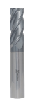 Концевая фреза с плоским торцом 4 зуба, HRC 45, AlTiN 2х5х50